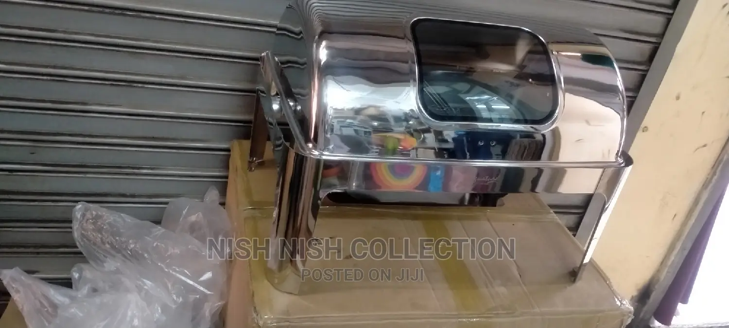 9 Litres Roll Top Chaffing Dish With a Glass Window