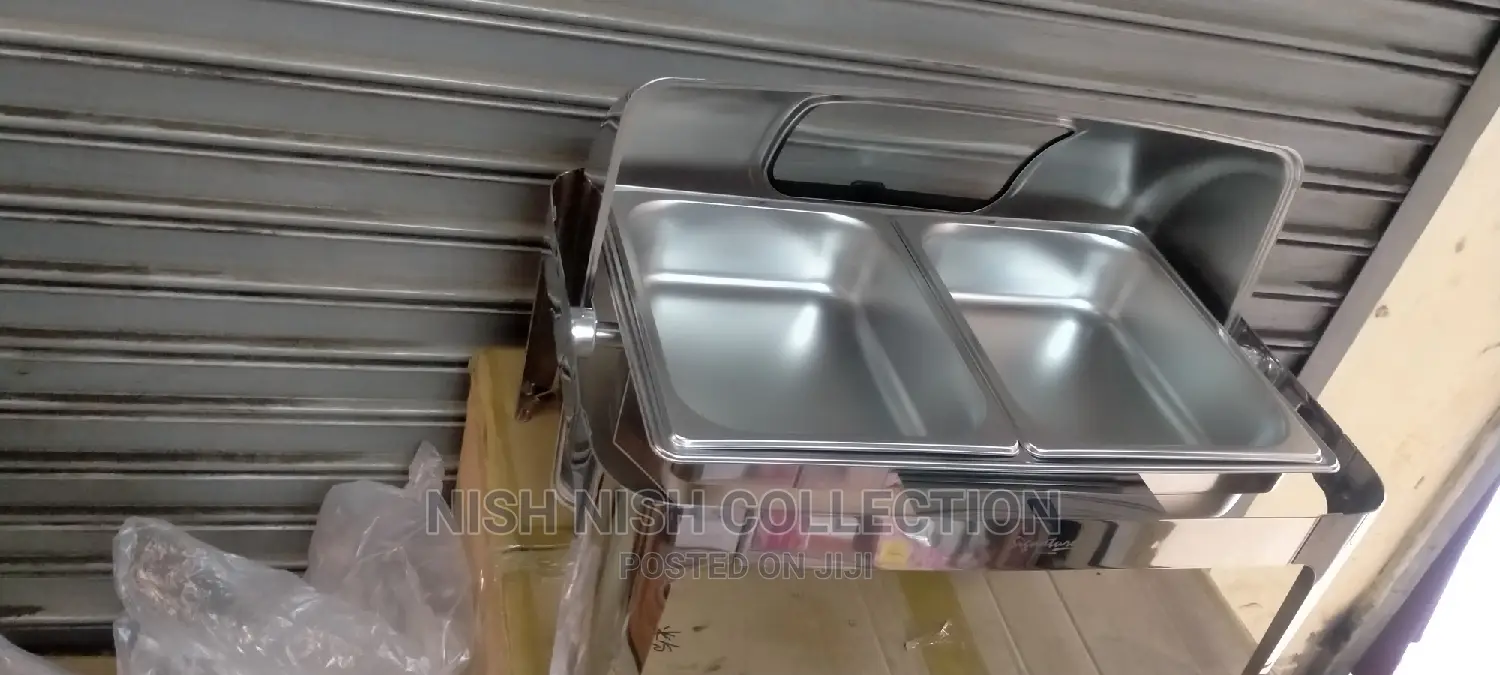 9 Litres Roll Top Chaffing Dish With a Glass Window