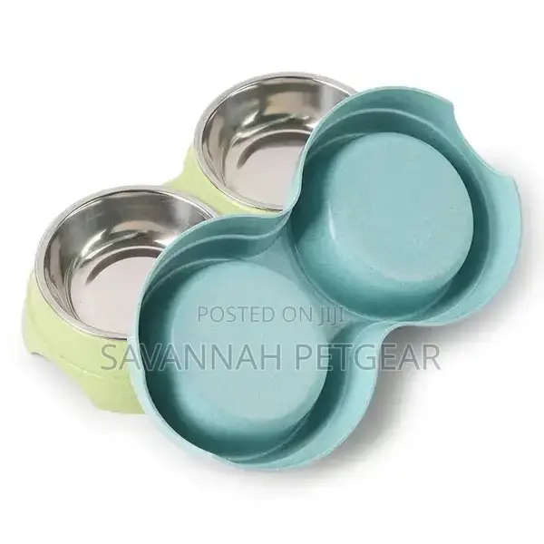 Catluna Stainless Steel Double Dog Cat Bowl