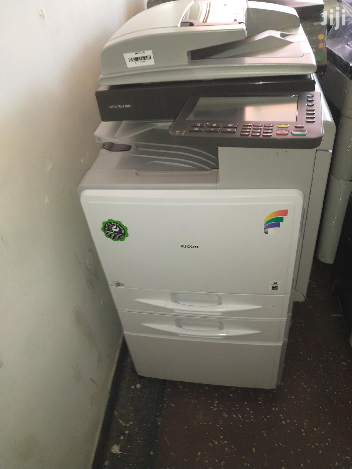 Coloured Ricoh Aficio Mp C 300 Photocopier Machines.