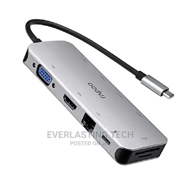 Rapoo Type C | 5 in 1 With HDMI, 3 USB 3.0 Ports, Type C