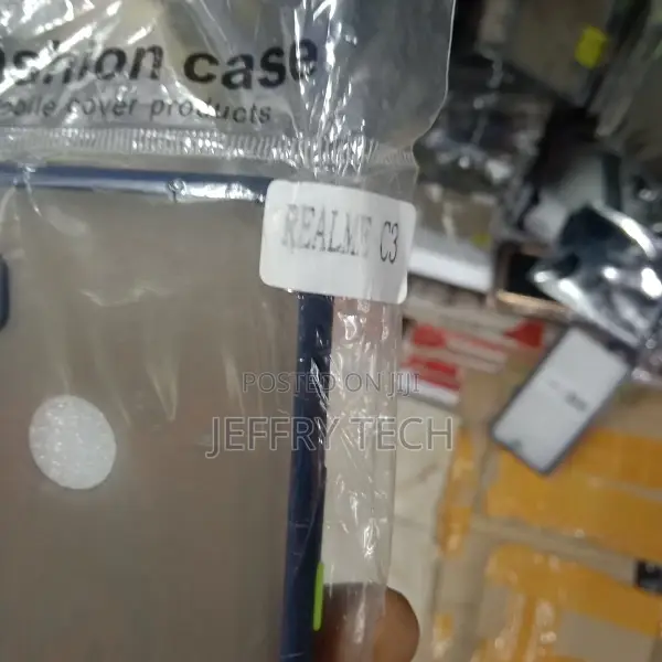 Frosted Smoke Mobile Cover for Realme C3 Camera Protection P