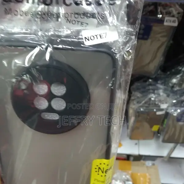 Back Cover for Infinix Note 7, Frosted Smoke Case, Camera Pr