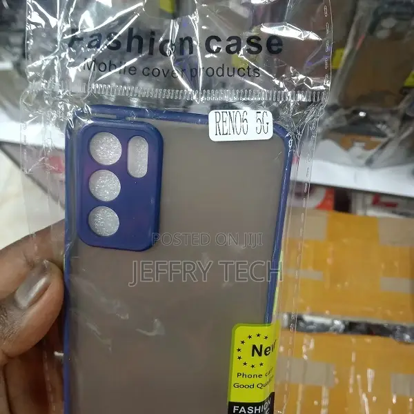 Back Case Cover for Oppo Reno 6 5G, Matte Finish Soft Case (
