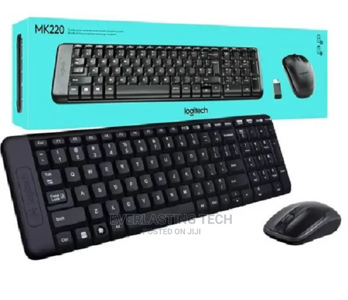 Logitech Wireless Keyboard Mouse Mk220
