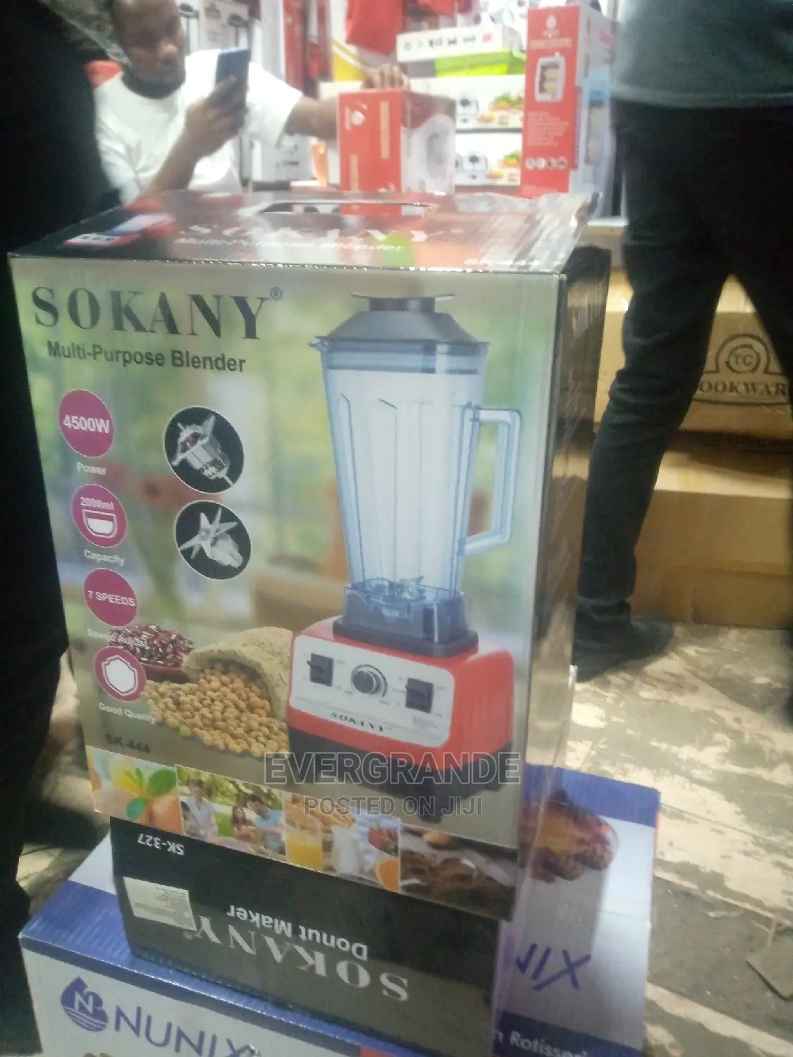 4500 Watt Sokany Commercial Blender Cash 3599