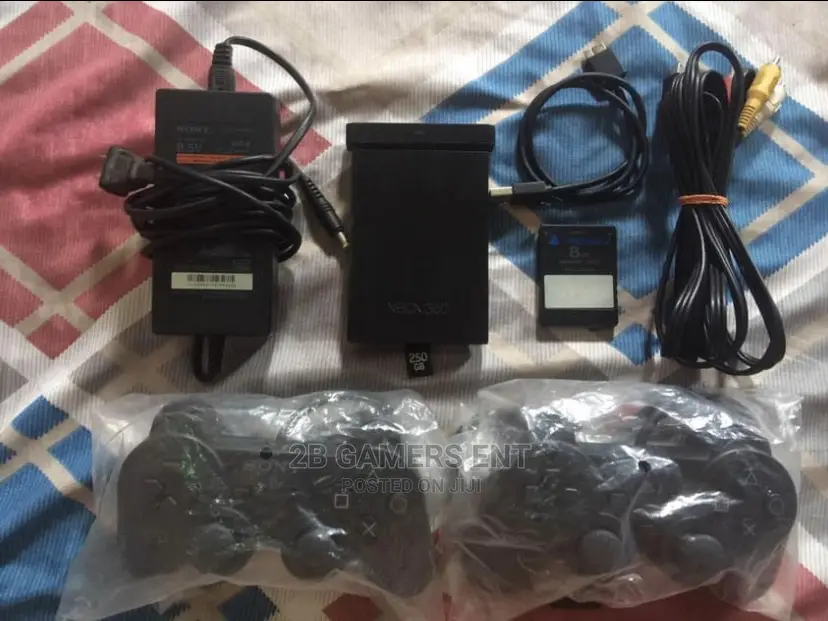 Ps2 Slim, 2 Pads, 10 Free Games