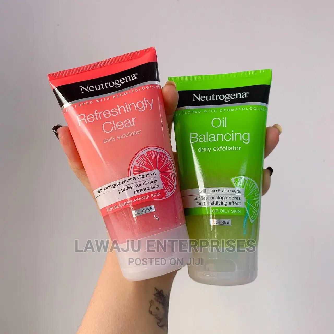 Oil Balancing Refreshingly Clear Daily Exfoliator Set