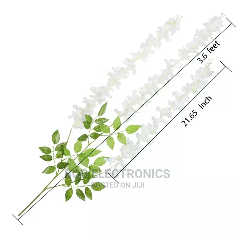 Artificial 3 Strands Hanging Wisteria
