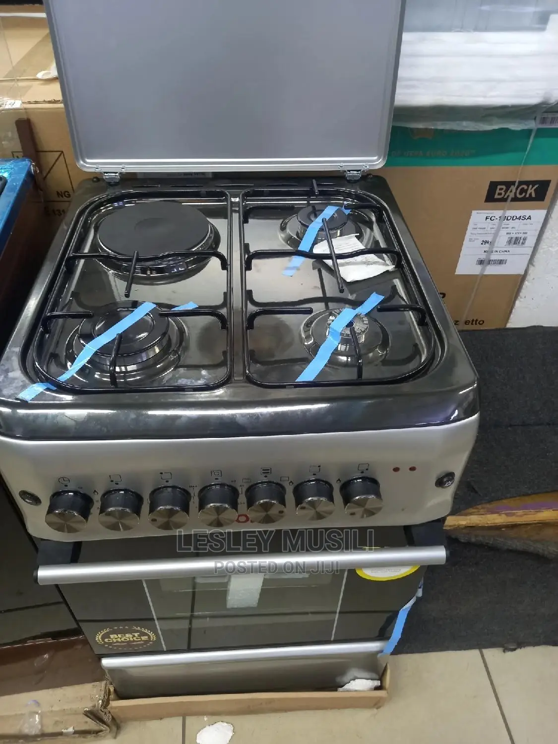 Von Gas Cooker 3gas 1electric