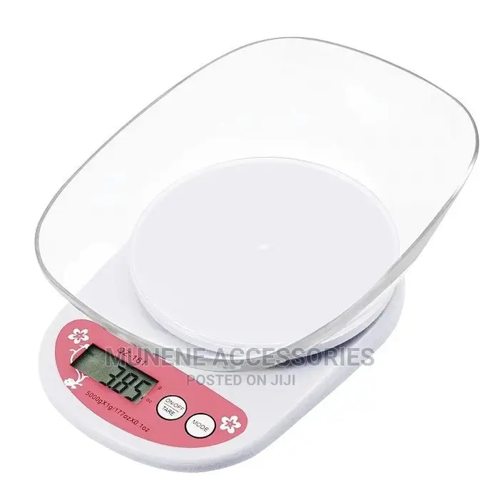 5kg Kitchen Scale With Bowl for Baking, Cereals