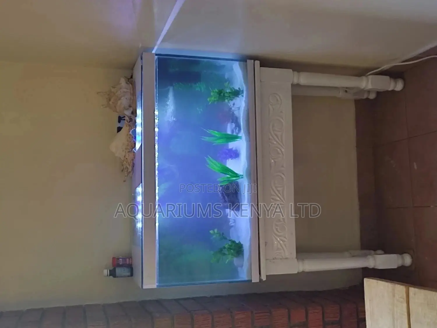 White 3ft Aquarium, Custom Made Aquarium.