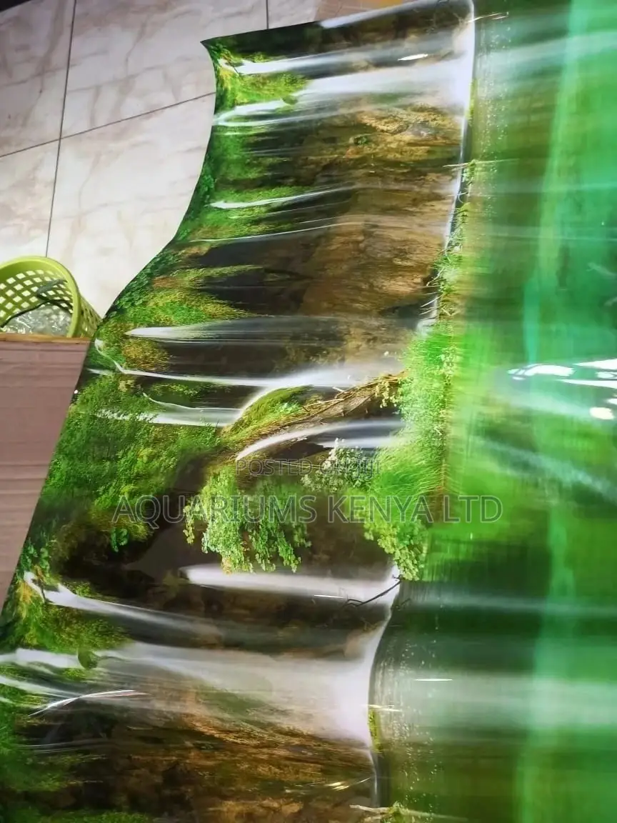 Rain Forest Aquarium Background Per Foot