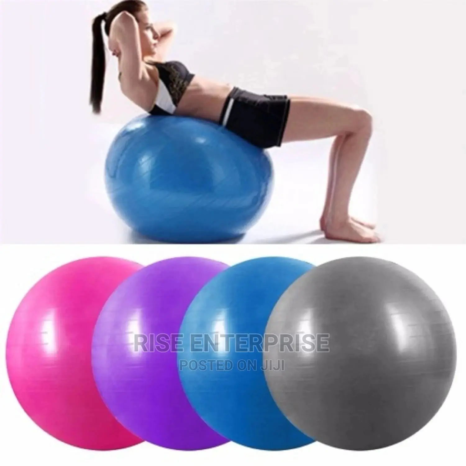 75cm Anti Burst Yoga Ball With Pump