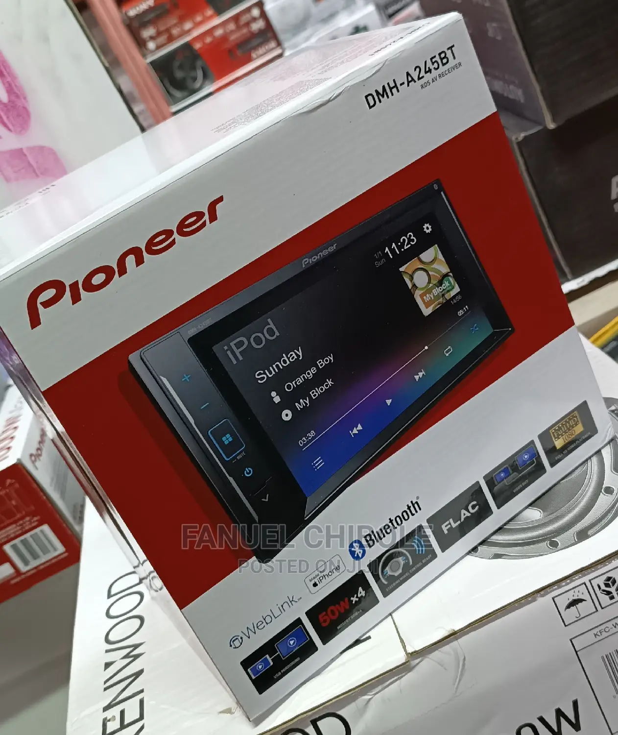 New Car Pioneer 245bt Radio With Usb/Bluetooth/Dvd