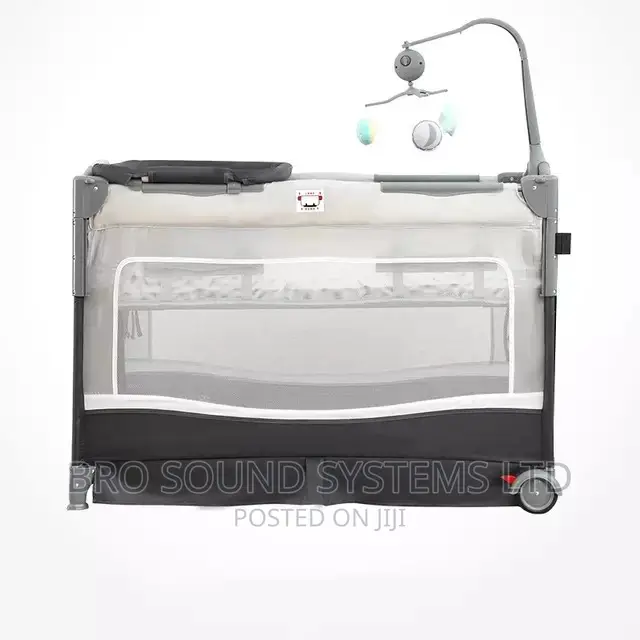 Baby Sleep Bed / Cot With Hanging Toys. All in 1