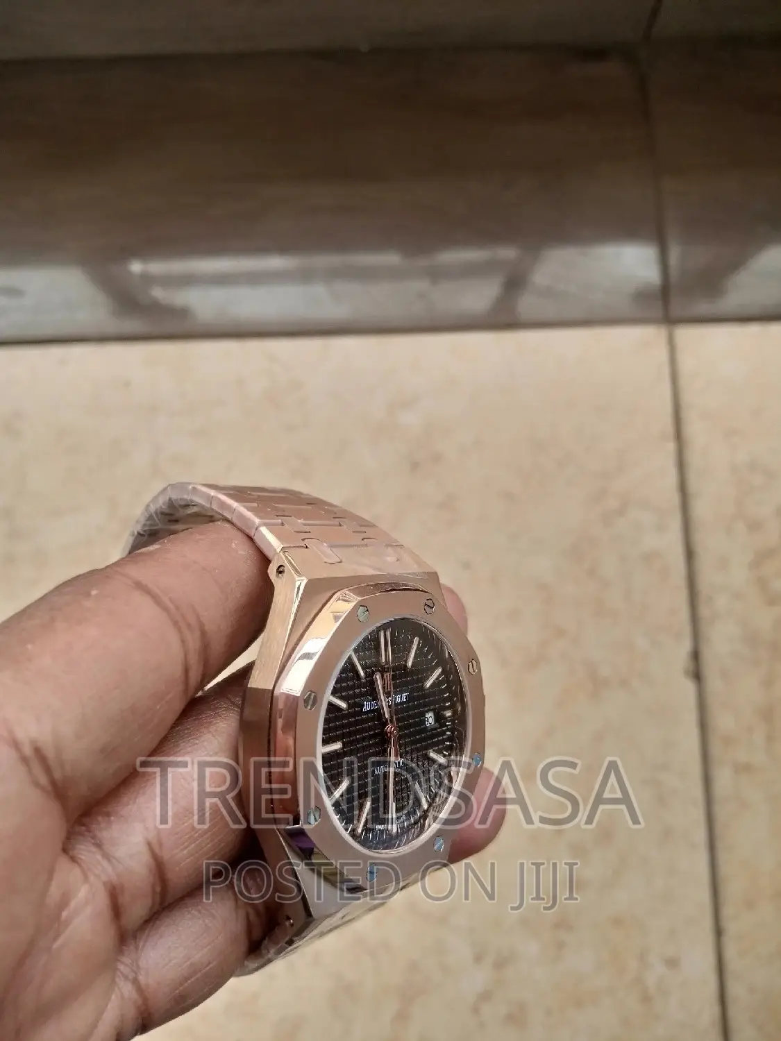 Audemars Piguet Royal Oak Black Dial Rose Gold Automatic