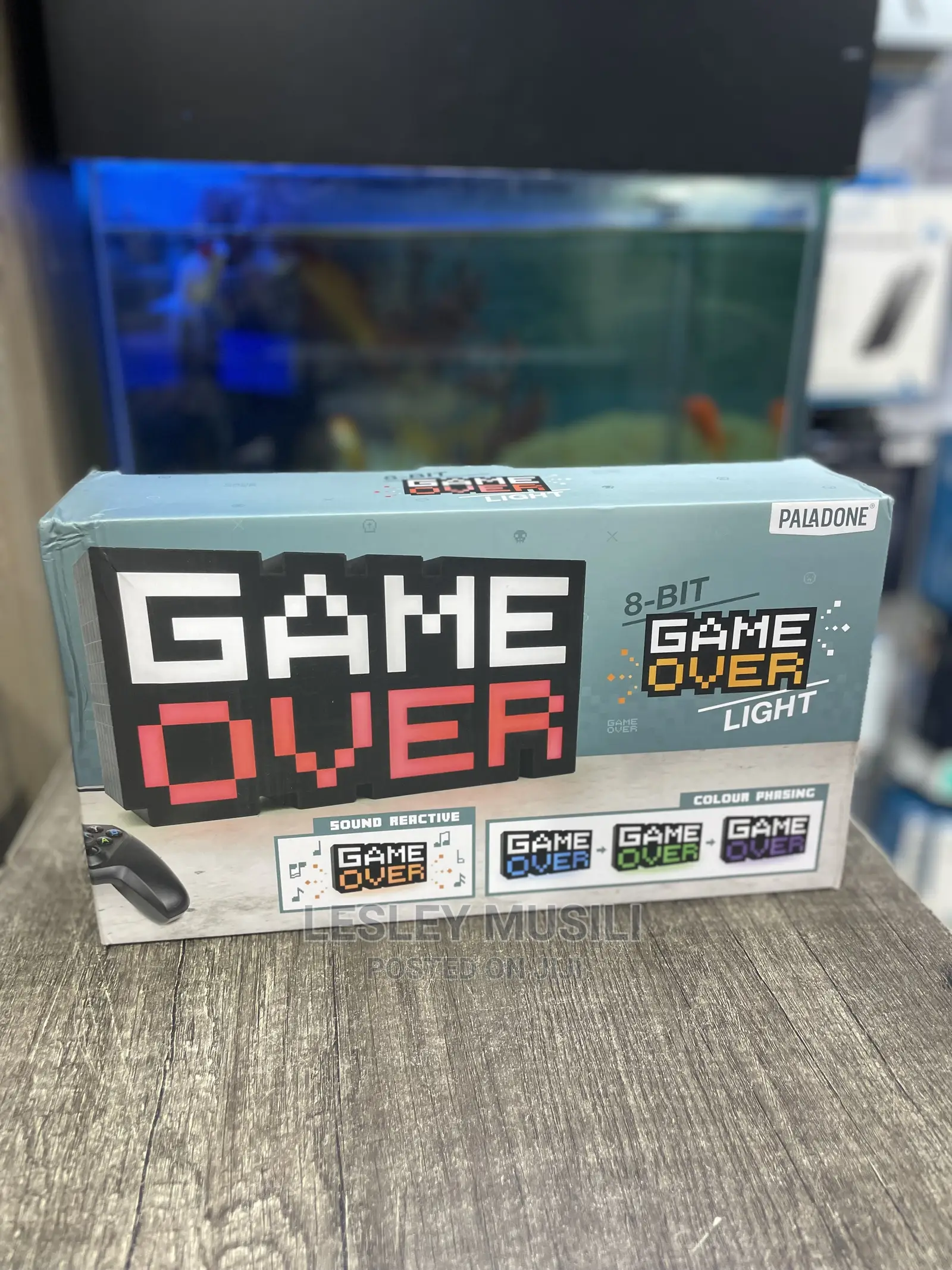 Game Over 8 Bit Pixel Light