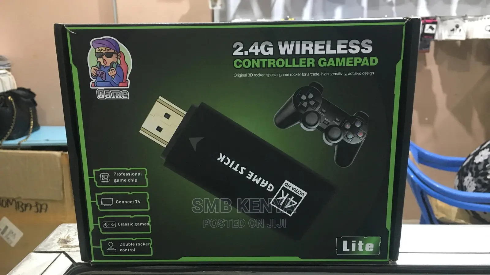 Ultra Hd Game Stick With 2 Wireless Controller