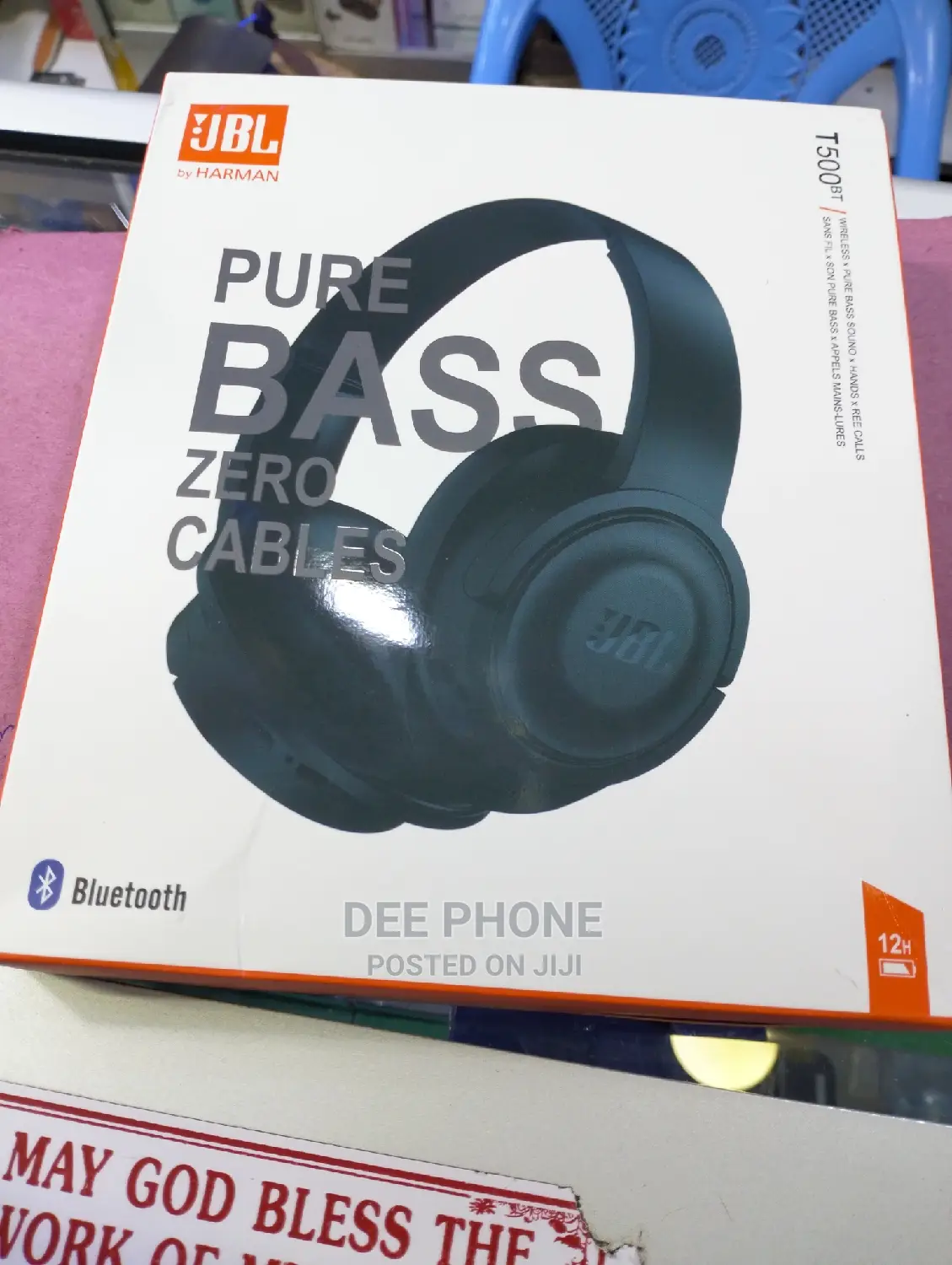 JBL T500 Bt Pure Bass