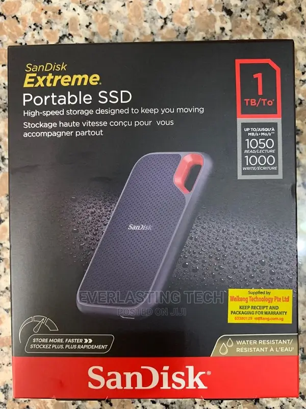Sandisk E61 Extreme Portable External SSD 1tb