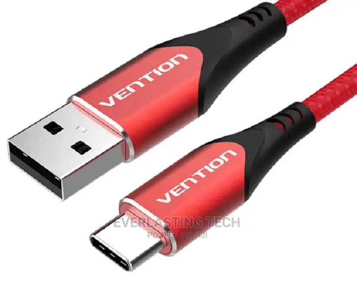 Vention Usb-C to USB 2.0-A Cable 1M Red Aluminum Alloy Type