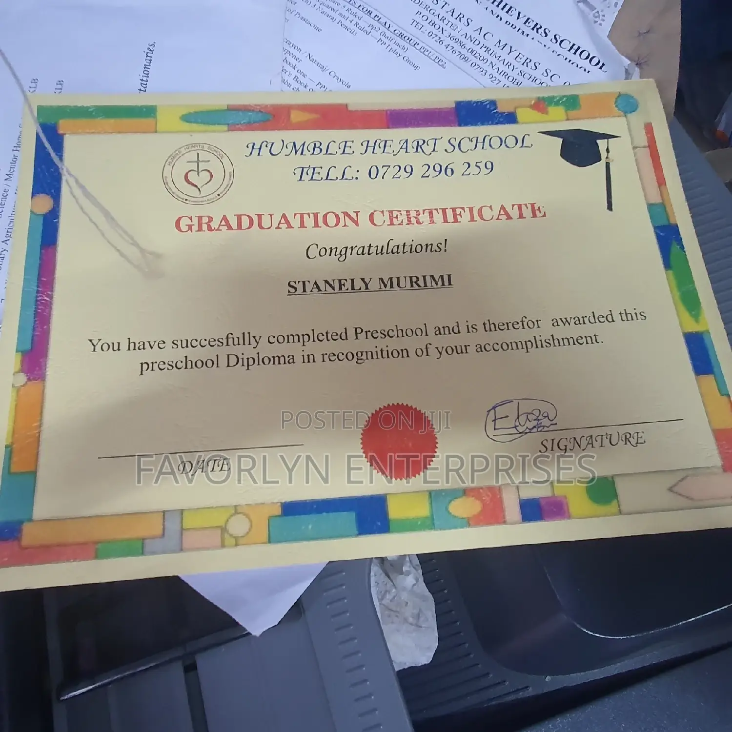 Graduation Certificates