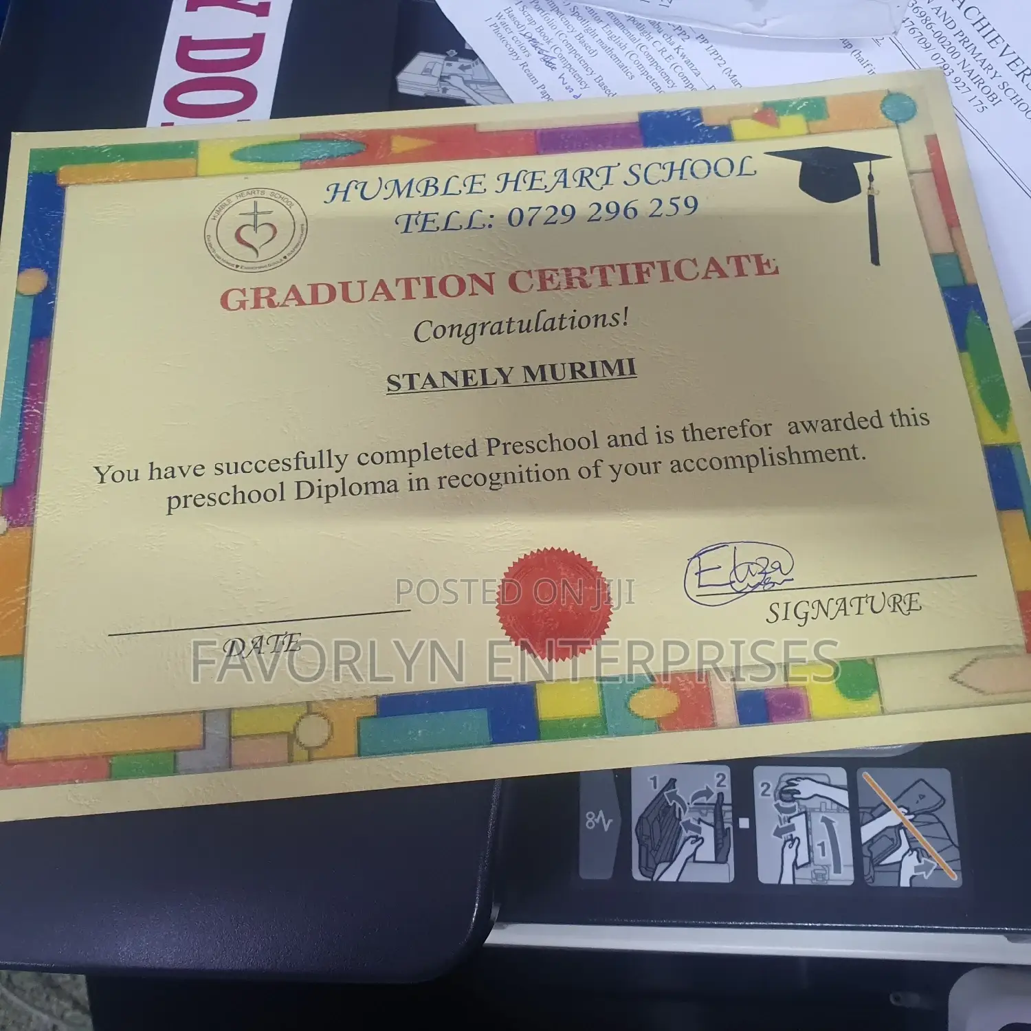 Graduation Certificates