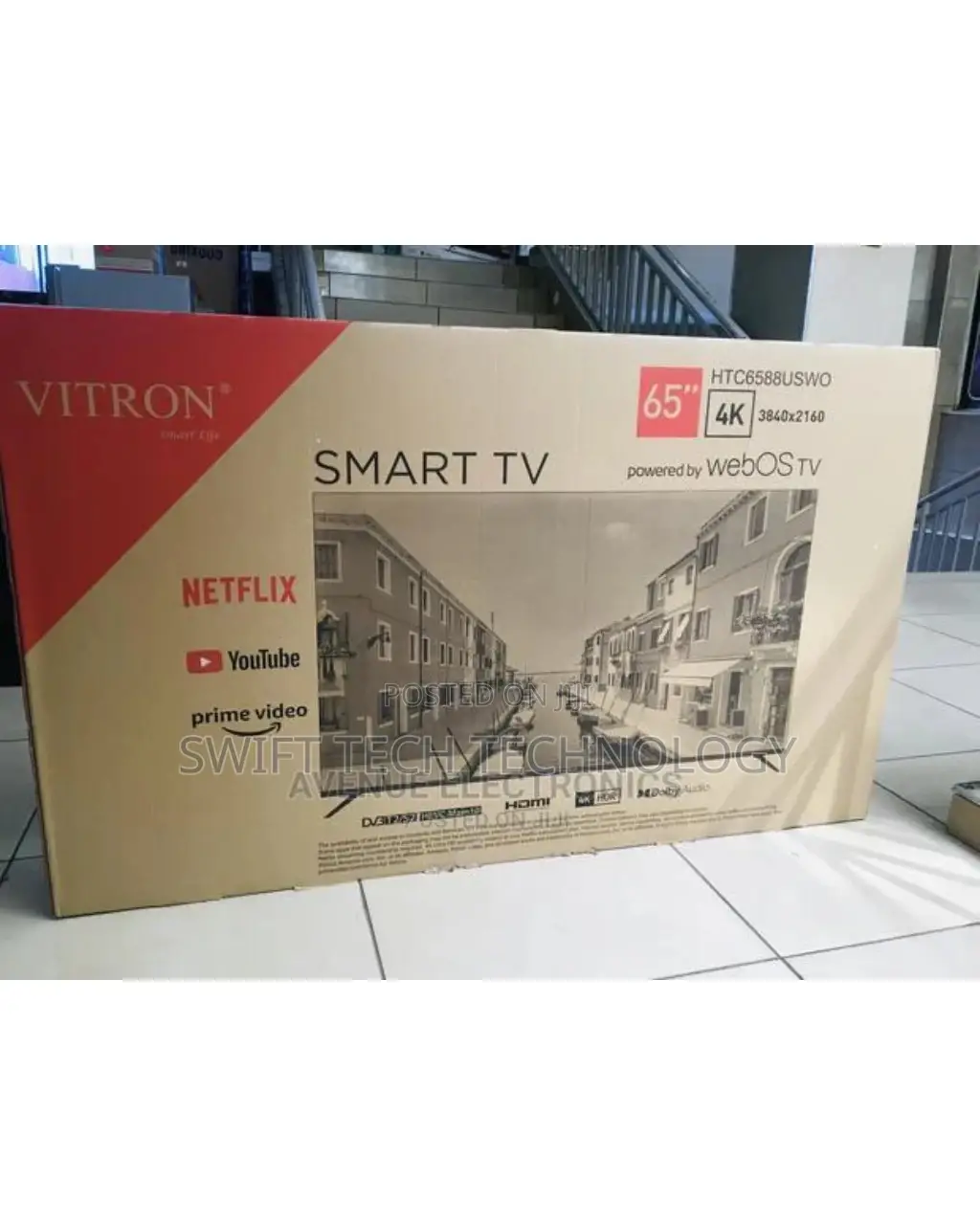 Vitron 6588uswo, 65" Smart Webos Tv Dvbt2/S2 HDR