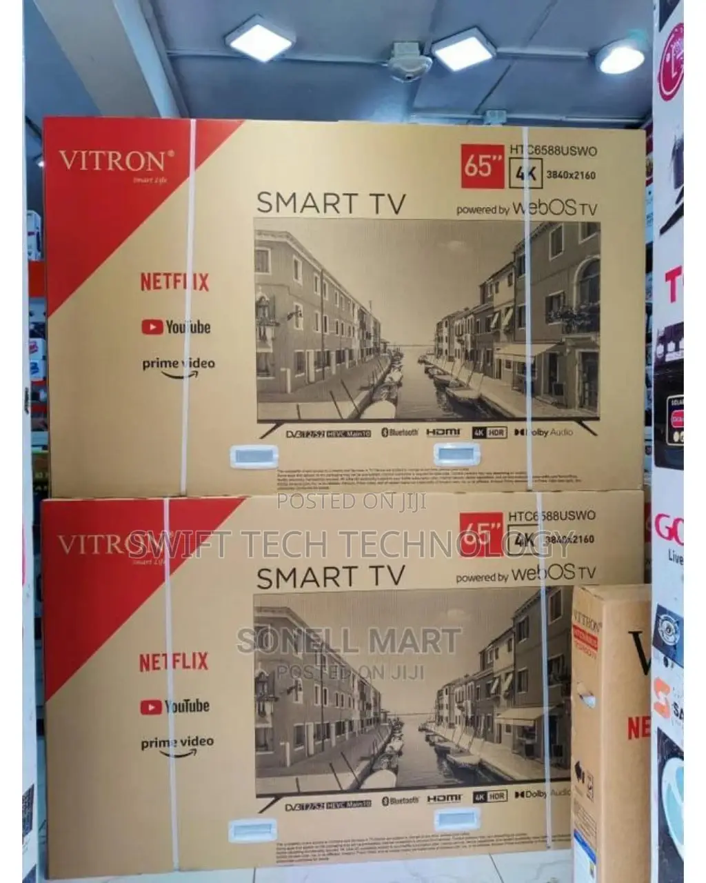 Vitron 6588uswo, 65" Smart Webos Tv Dvbt2/S2 HDR