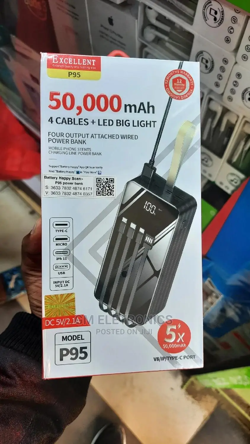 50000mah Portable Powerbank.