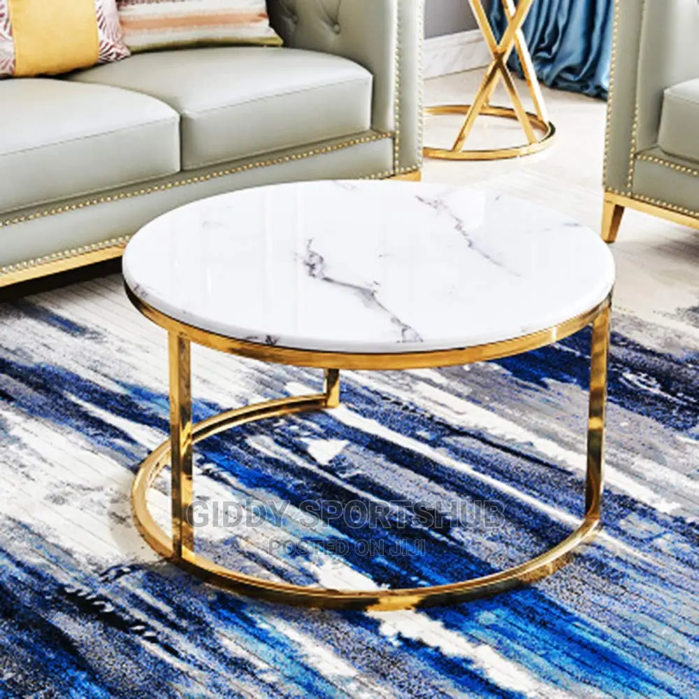 *Marble Textured Coffee Table*