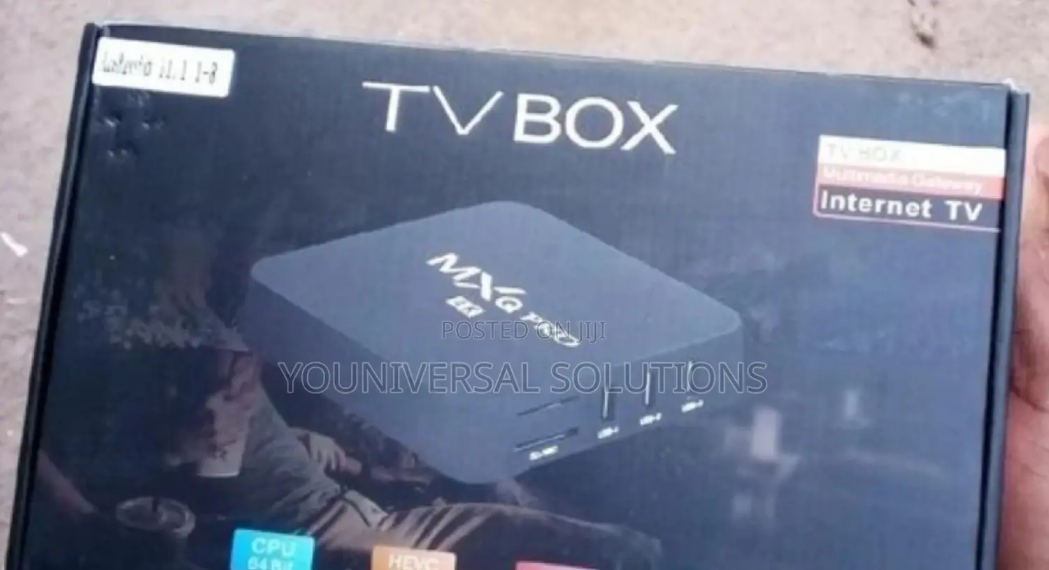 MXQ Pro TV Box Smart Android TV Box 1gb Ram 8gb Rom-5g