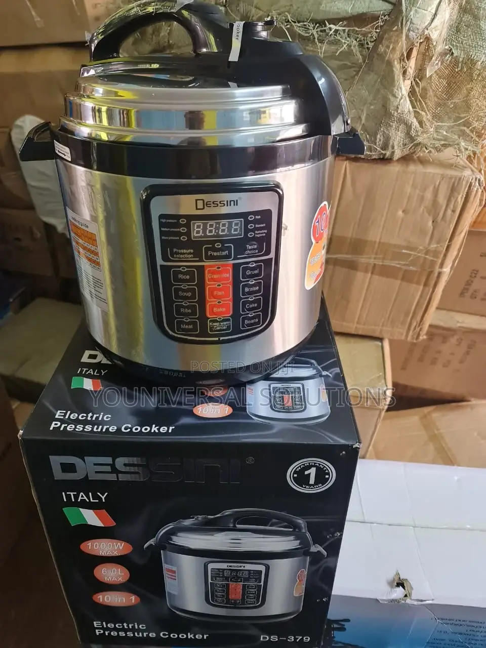 Dessini Electric Pressure Cooker.