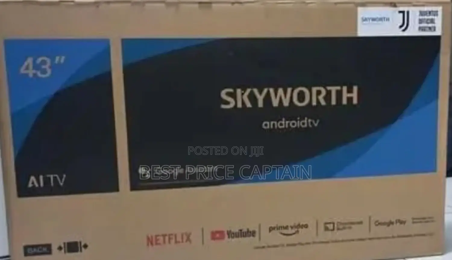 Skyworth 43 Inches Smart Android Flameless Digital Tv.