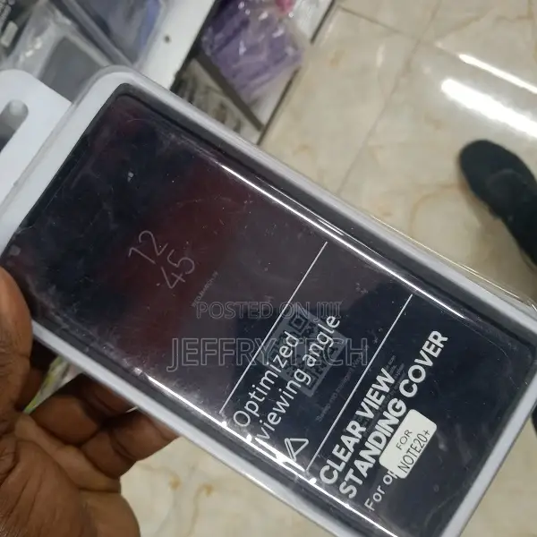 FLIP Case for Samsung Note 20 Plus Clear View Mirror Flip