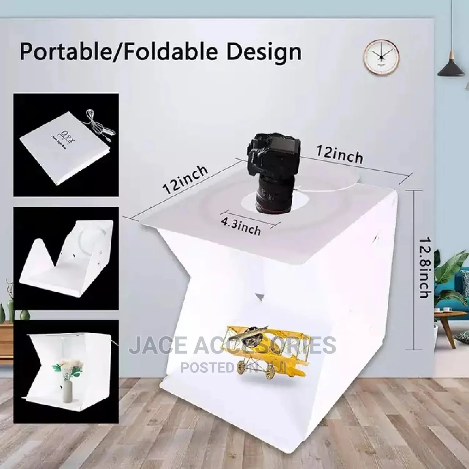 Portable Photography Photo Booth Softbox 40cm