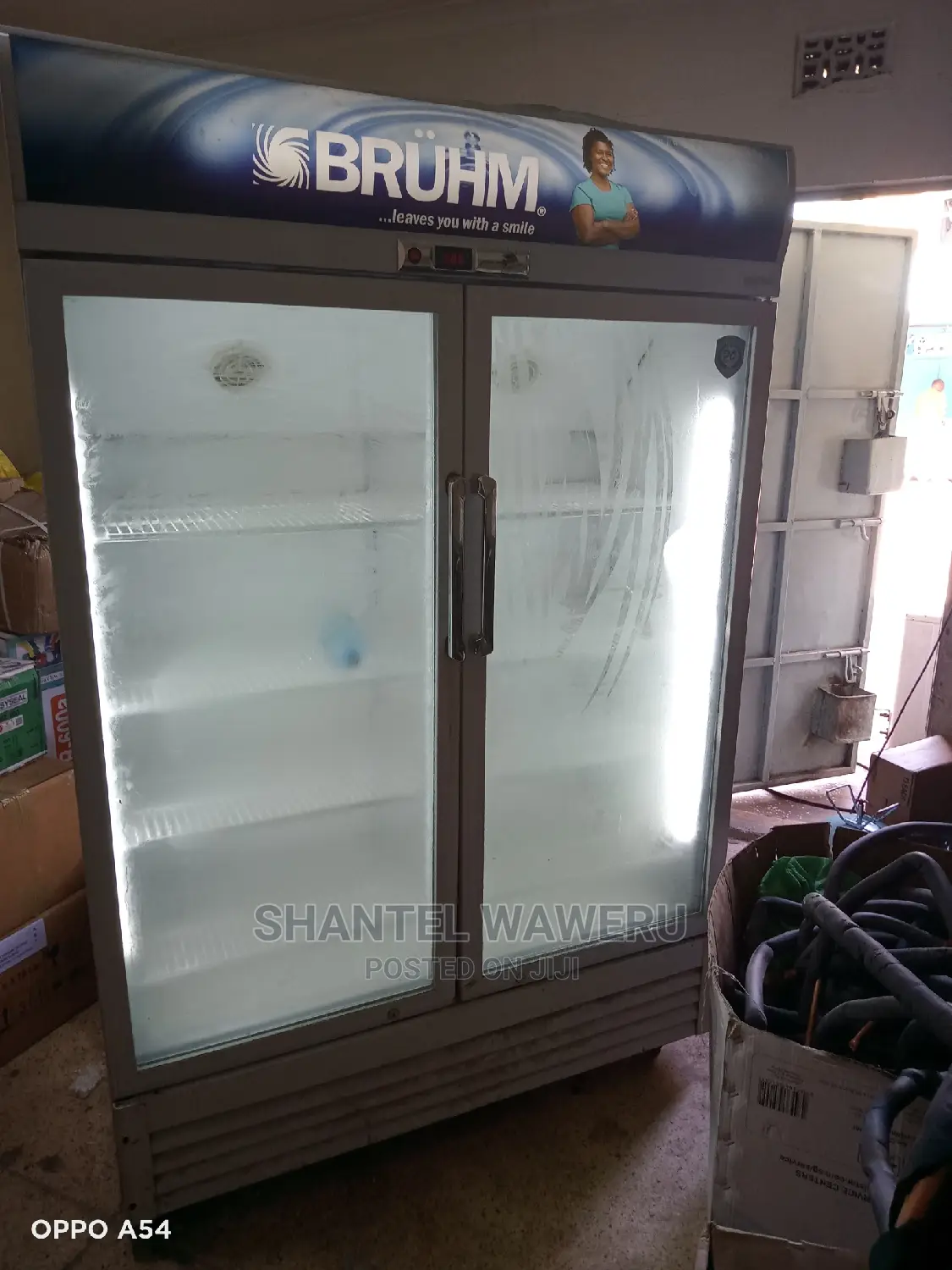 Bruhm Double Door Display Fridge