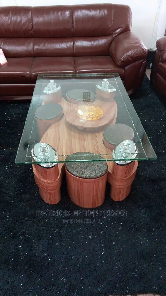 Imported Morden Puff Coffee Tables With Stools