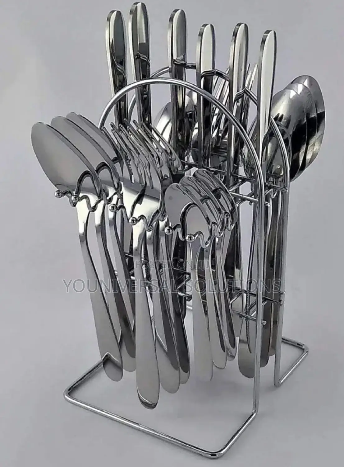 24 Pieces Stainless Steel Cutlery Set.
