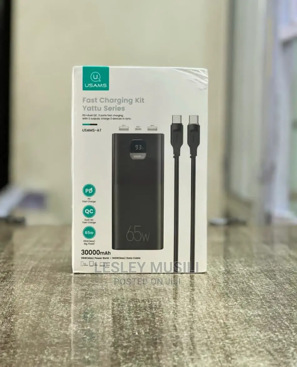 Usams Powerbank 30000mah 65W