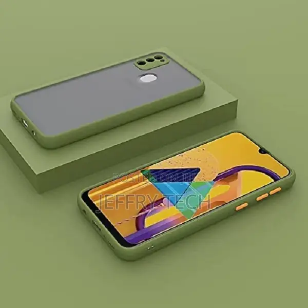 (Camera Protection Matte Case Cover for Samsung Galaxy M30s