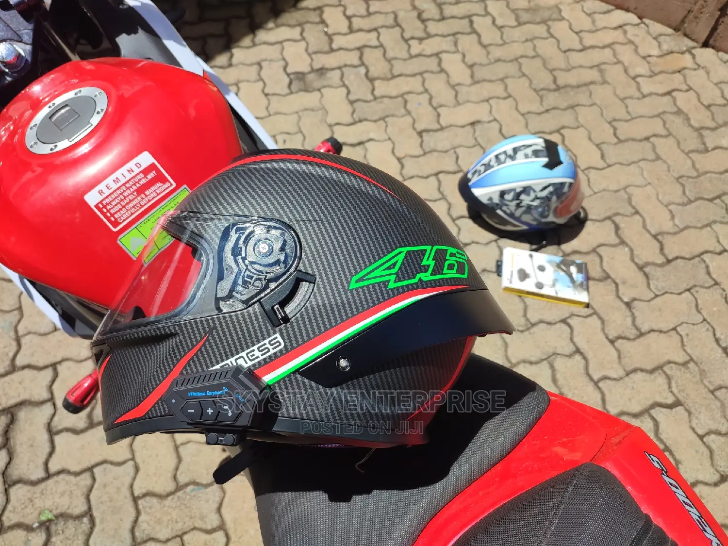 DOT Rider Helmet Blue Type.