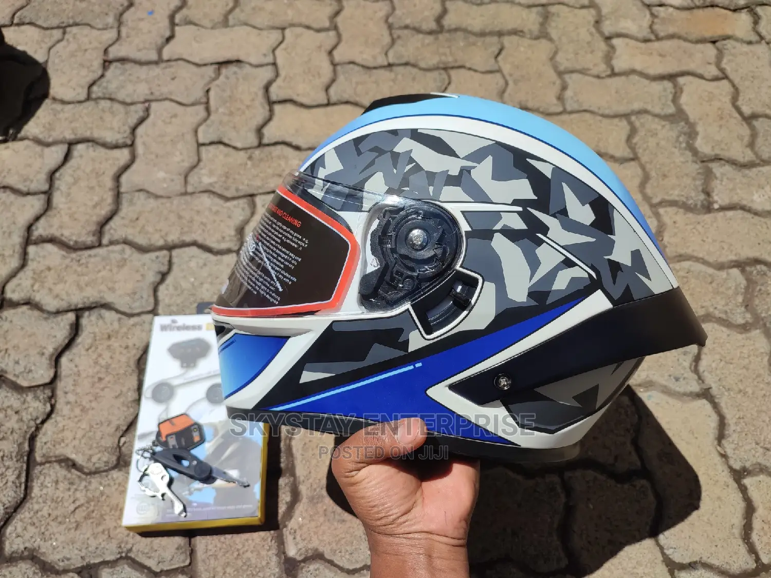 DOT Rider Helmet Blue Type.