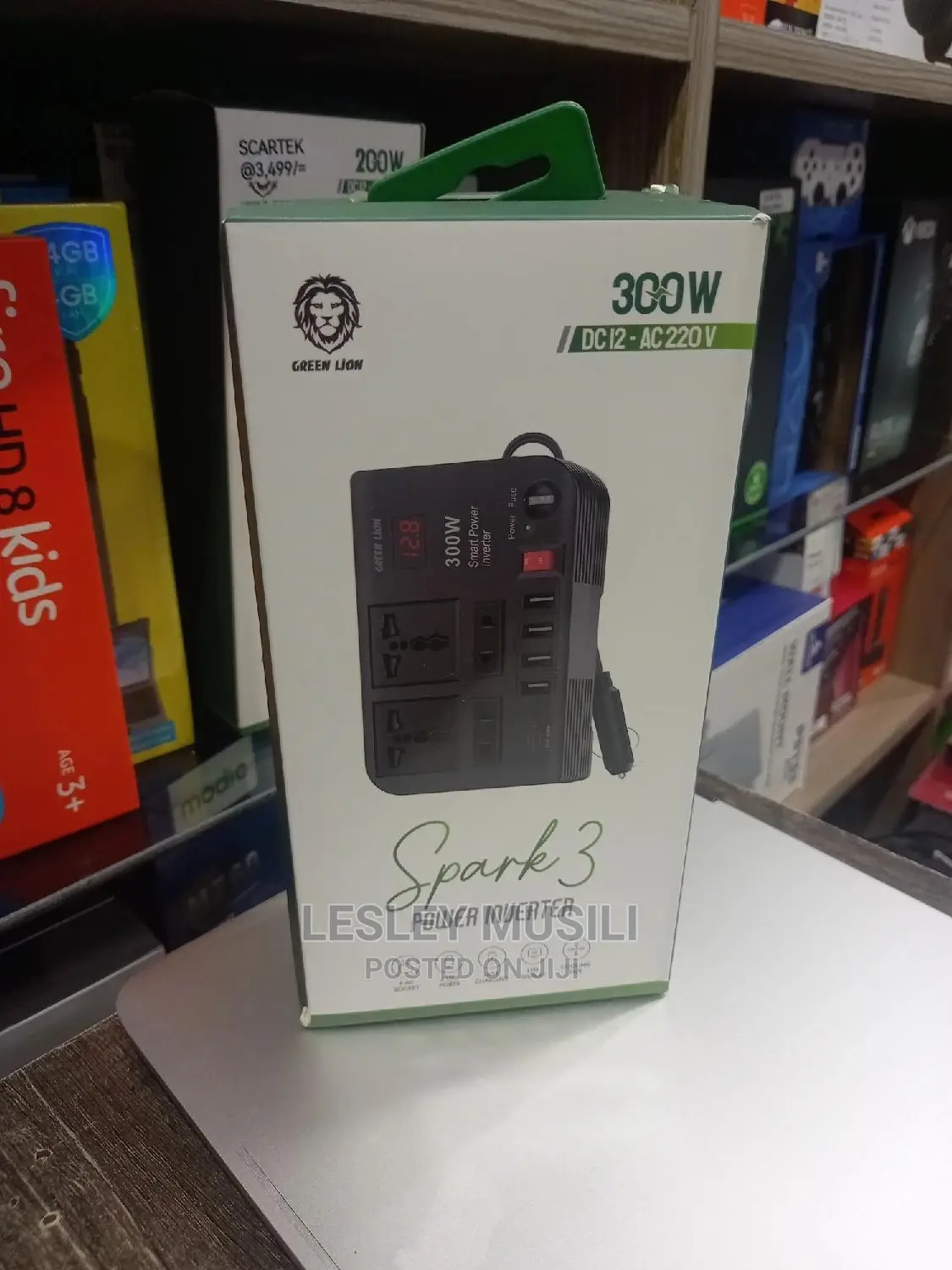 Spark 3 Power Inverter Green Lion