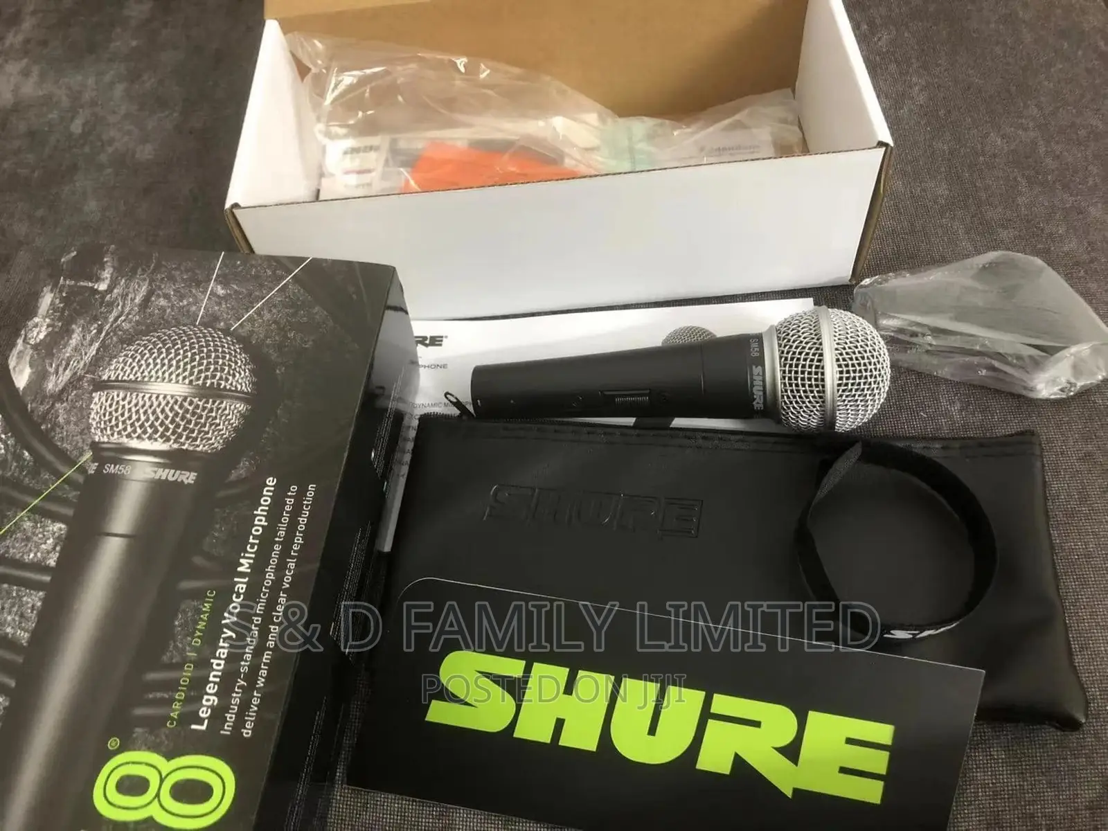 Shure SM58 Cardioid Dynamic Vocal Microphone