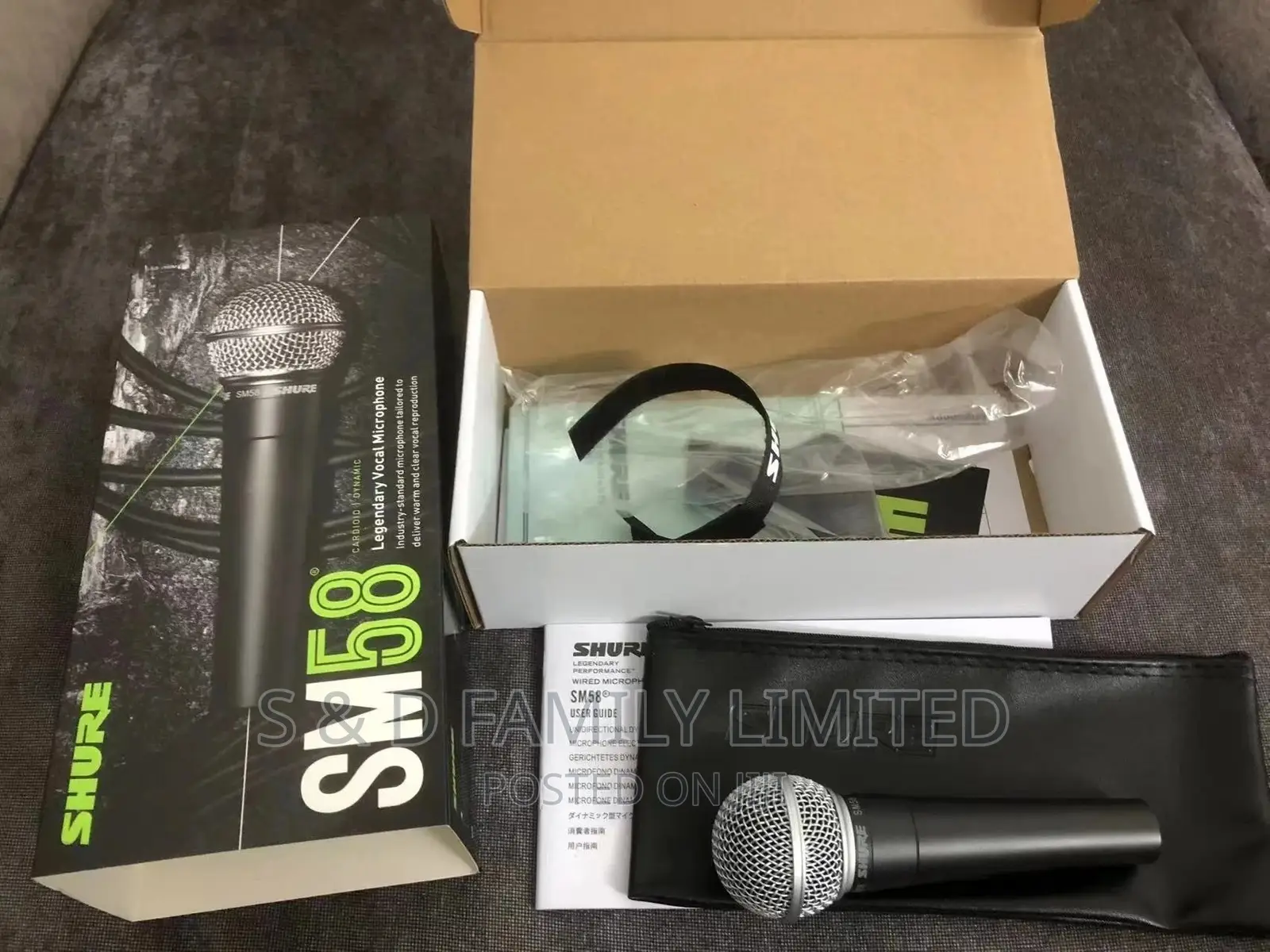 Shure SM58 Cardioid Dynamic Vocal Microphone