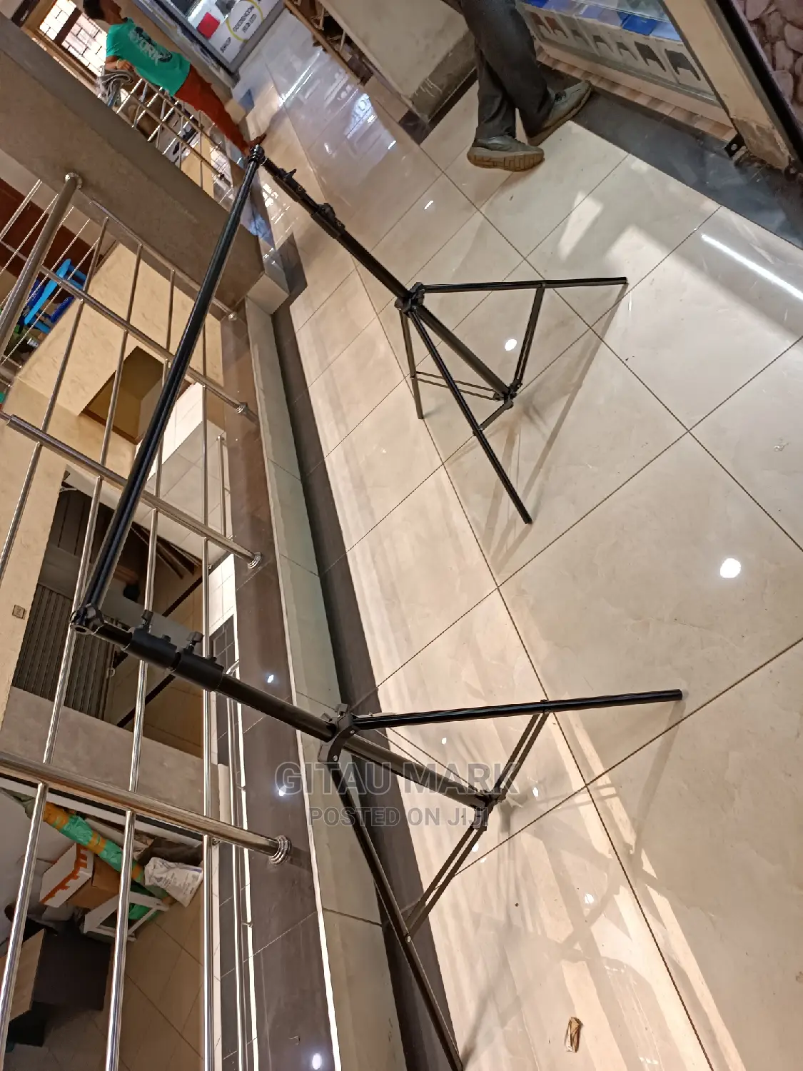 Backdrop Stands ( 2 Heavy-Duty Stands and Crossbar)