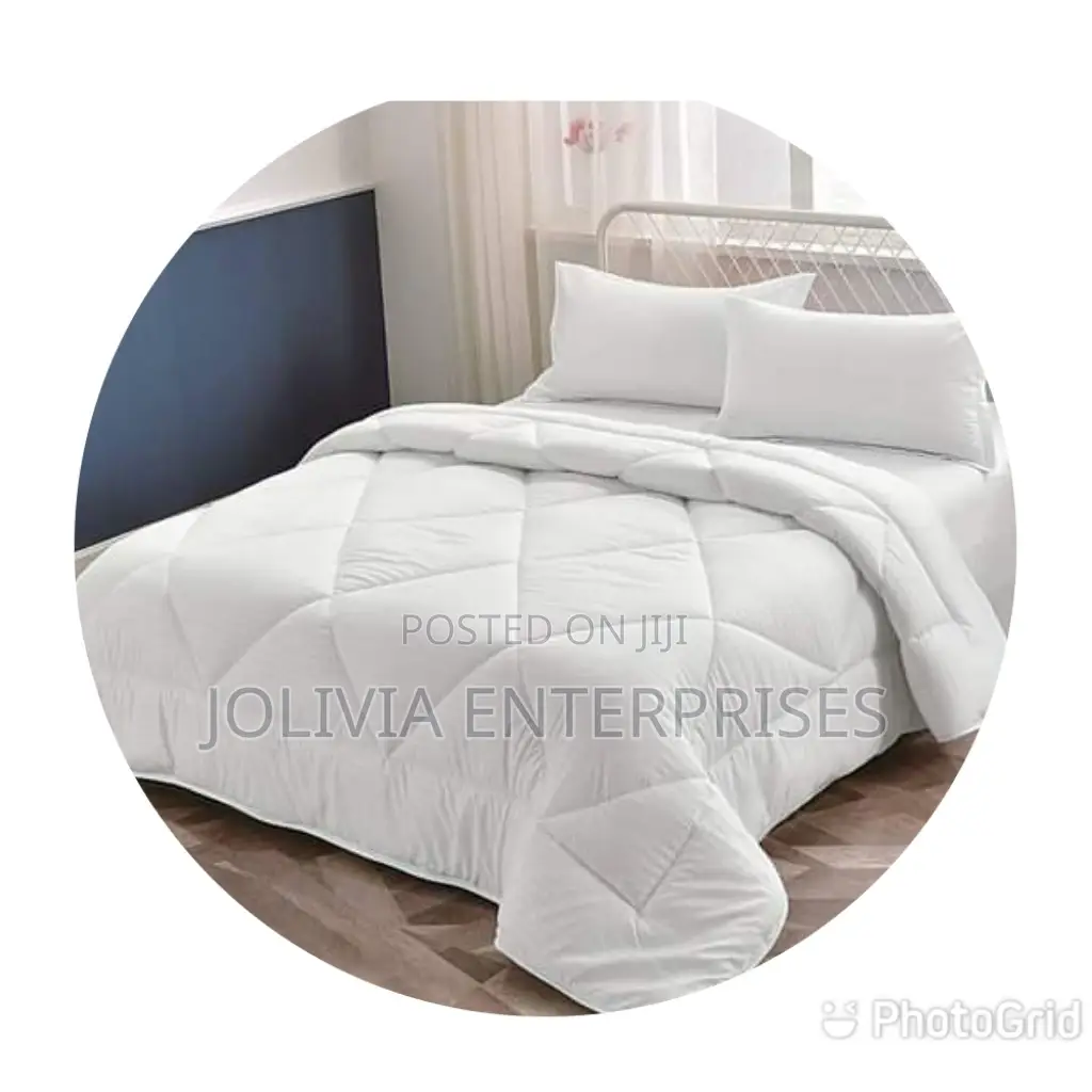 White Striped Duvet Set