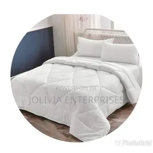 White Striped Duvet Set